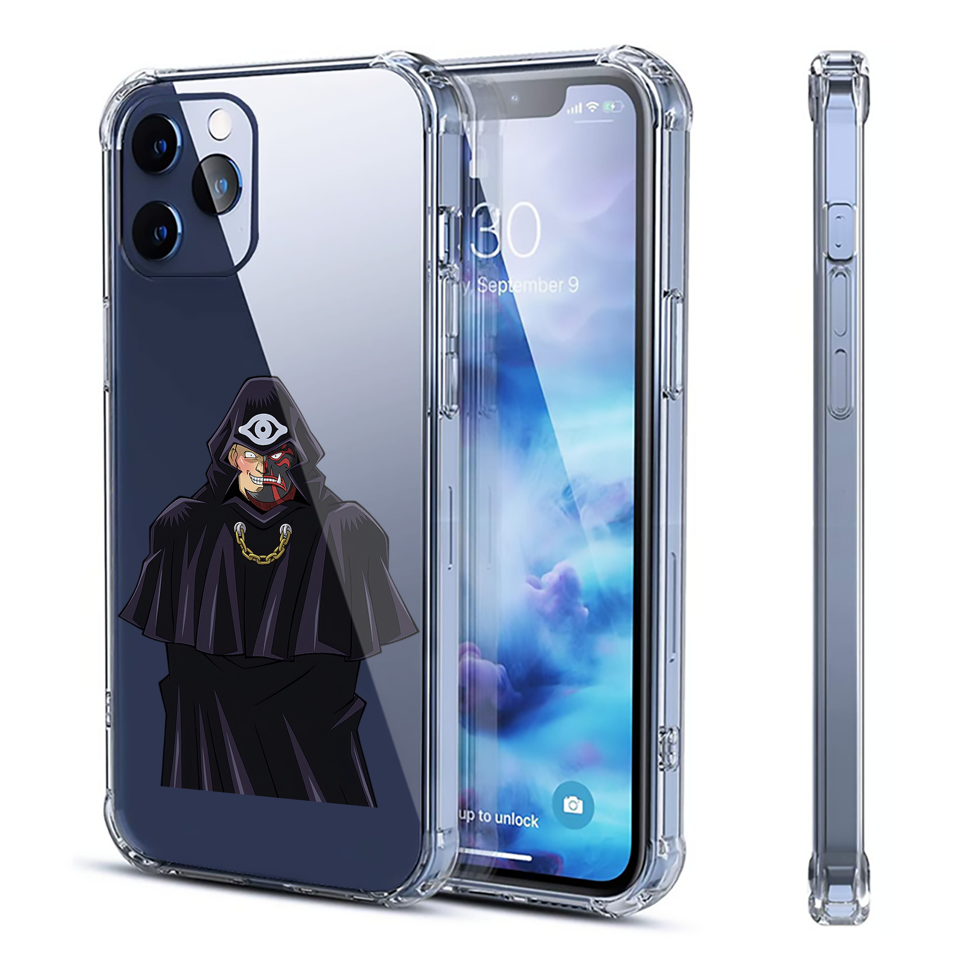 （画像用） 遊☆戯☆王 Yu-Gi-Oh! 【iPhone 12シリーズ対応】透明スマホケース（クリアソフトケース）